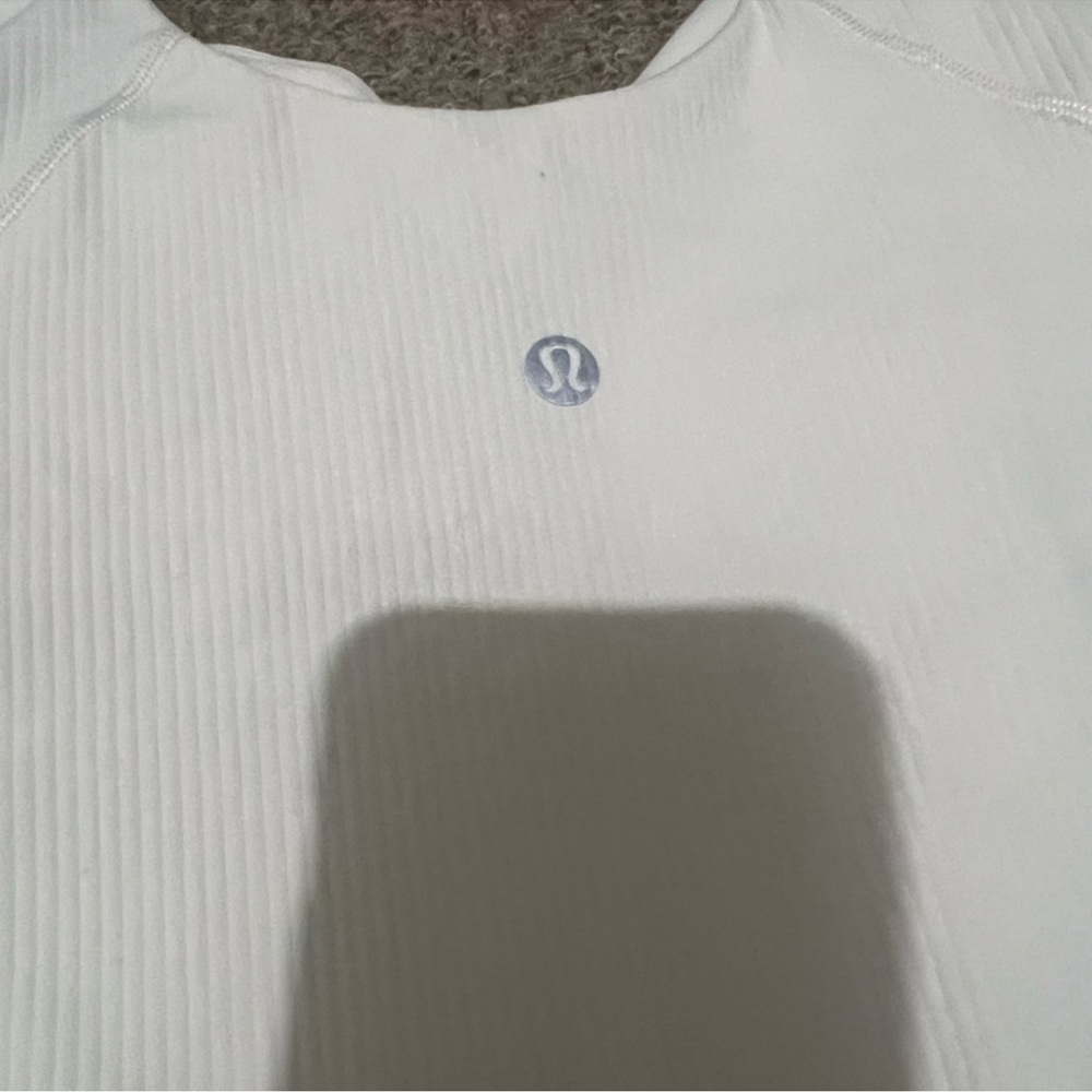 Lululemon Full Length Bodysuit/Jumpsuit in Cream/White - Picture 5 of 7